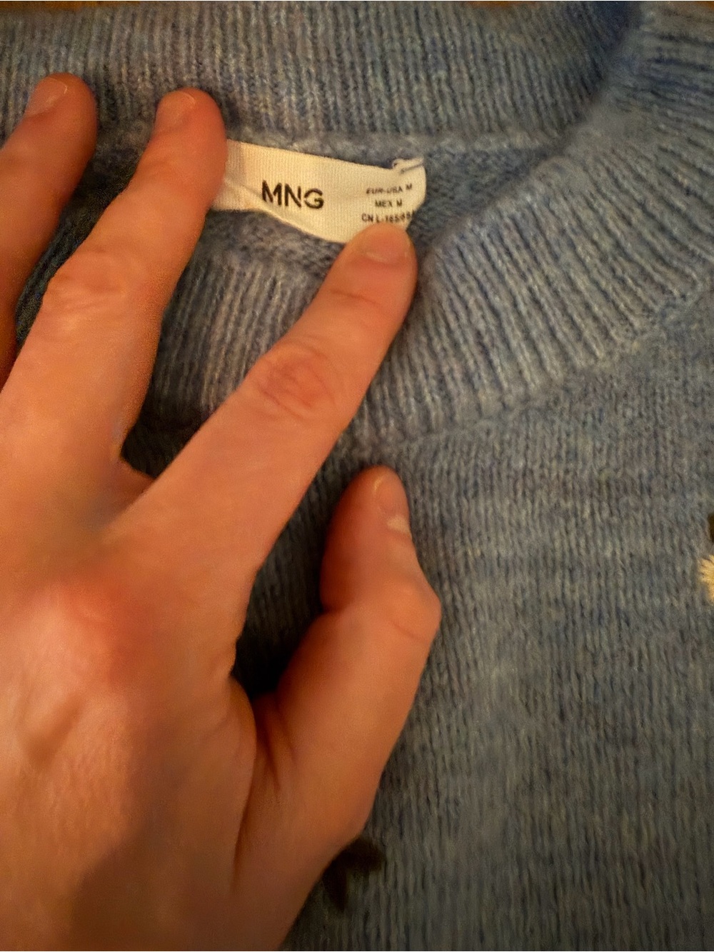 Mango Emroidered Floral Sweater - Picture 3 of 4